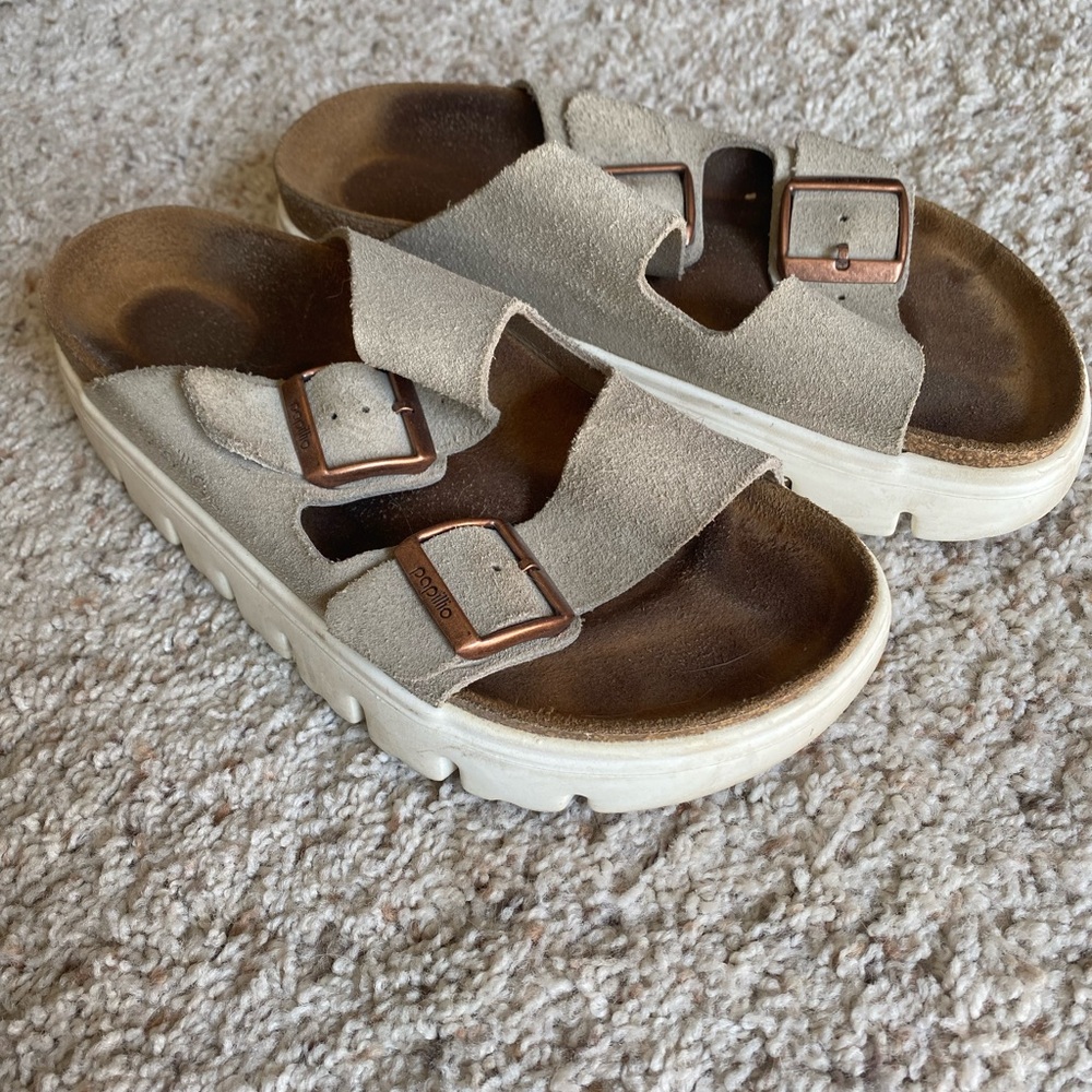 Birkenstock Papillio Arizona Chunky sandal, size 38